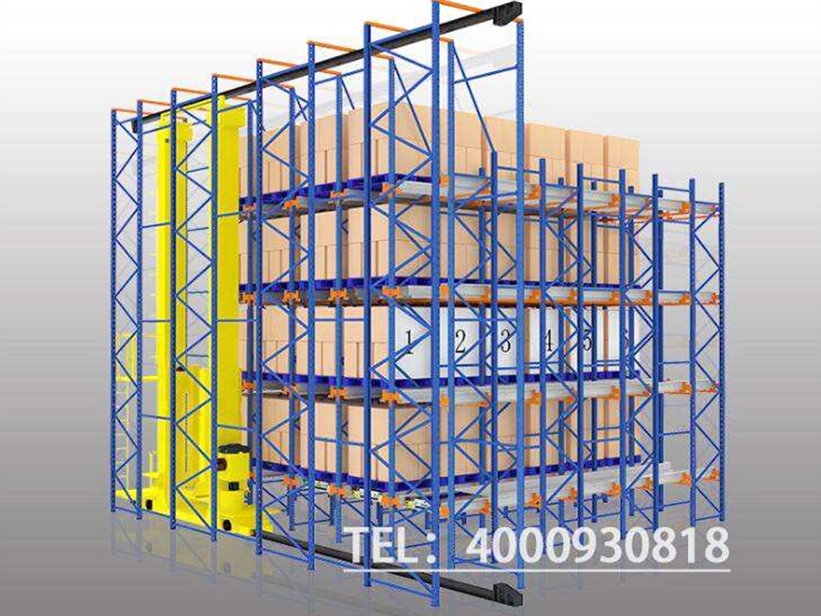 堆垛式穿(chuān)梭車貨架 堆垛式穿梭車貨架